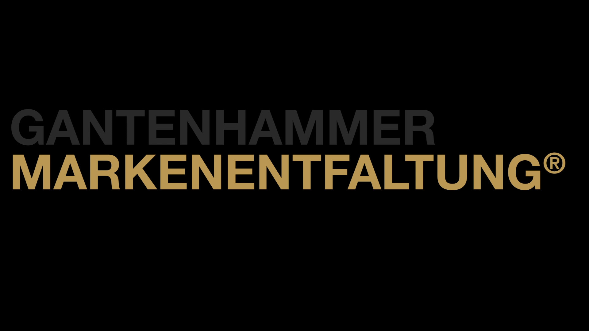 Gantenhammer: Hat Ihnen schon mal jemand Ihren Markenkern auf den Tisch gelegt?
